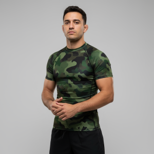 Classic Green Camo Rashguard
