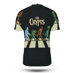 The Crypt Rashguard – Alien, Swamp Creature, & Sasquatch on the Crosswalk
