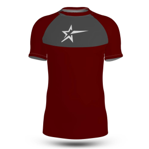 PRO STAR Rashguard – Red/Black | Featuring CR Logo
