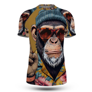 Peace Monkey Short-sleeve Rash Guard