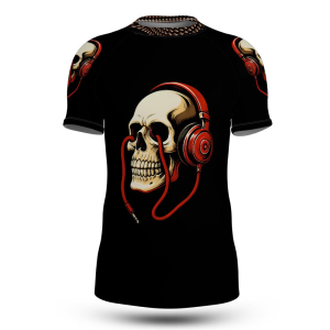 Skull Sound Short-sleeve Rash Guard