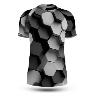 Hexagon Rash Guard